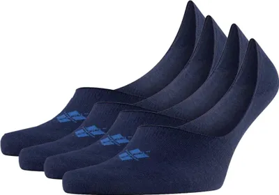 Produktbild von Burlington Herren Füßlinge, 4er Pack - Everyday IN, Anti-Slip Heel, einfarbig Dunkelblau 45-46