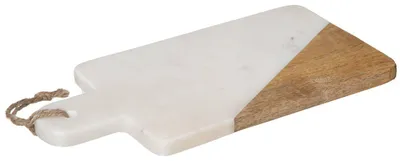 Produktbild von Präsentation plattengeometrie weißer marmor 30 x 15 - SG Secret de Gourmet