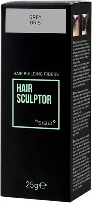 Produktbild von Sibel Hair Sculptor Hair Building Fibers Grey 25gr - verdickende Fasern