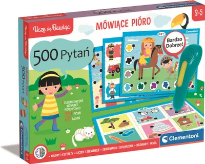 Obrázek produktu pro Mluvící pero Clementoni 500 otázek 50782