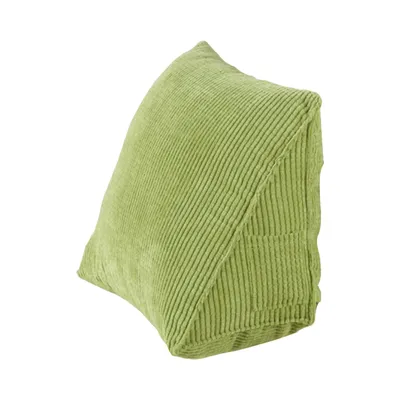 Produktbild von Dreieckiges Lesekissen mit Reißverschlusstasche, dreieckiges Keilkissen, kleines Rückenstützkissen, weiche Kissen für Büro, Zuhause, Bett und Sofa