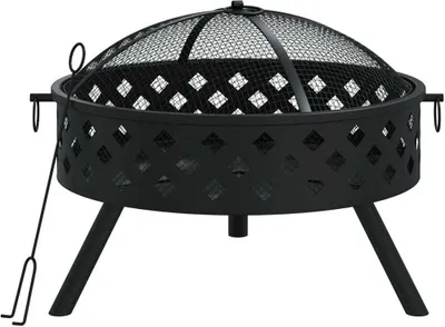 Zdjęcie produktu dla Palenisko z pogrzebaczem, 58 cm, XXL, stal