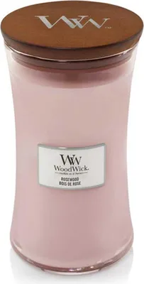Image de WOODWICK Bougie - BOIS DE ROSE