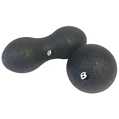 Produktbild von Best Sporting Massage Ball Set - Faszienbälle I 1x Faszien Ball für die punktuelle Selbstmassage I 1x Faszien Duo Ball für die Massage größerer Muskelbereiche I Extrem robust