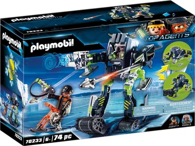 Produktbild von PLAYMOBIL, Arctic Rebels Eisroboter, Top Agents, 70233