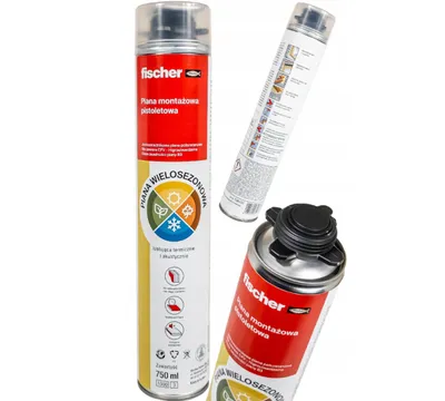 Obrázek produktu pro Fischer PUP AS 750 B3 Montážní pěna na pistole Celoroční 750 ml - 6 kusů