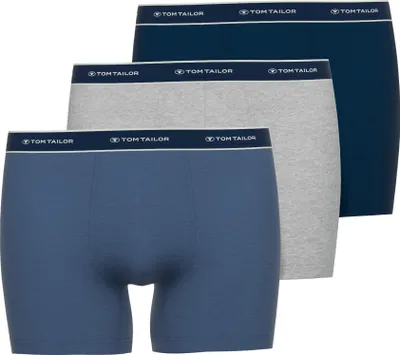 Produktbild von TOM TAILOR Herren Long-Pants blau uni 3er Pack Größe: XXL