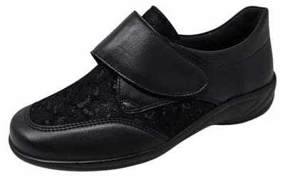 Obrázok produktu pre Semler Birgit šírka H suchý zips topánky čierna