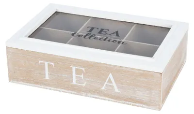 Produktbild von Teedose weiße Schachtel 7x24x16cm