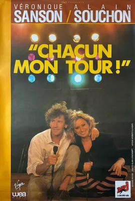 Obrázok produktu pre Véronique SANSON & Alain SOUCHON - "Každý má svoju chvíľu!" - Plagát - 76x110 cm