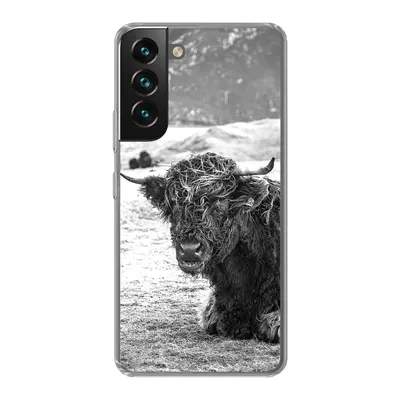 Produktbild von MuchoWow® Handyhülle Schutzhülle Hülle für Samsung Galaxy S22 Schottischer Highlander - Berg - Tiere Silikon Softcase Handy Hülle - Mobiltelefonhülle