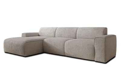 Produktbild von AX LIVING Couch Sofa L Form Didim mini Taupe 310 cm breit, stilvoll L
