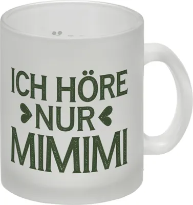 Produktbild von Ich höre nur MIMIMI Glas Tasse