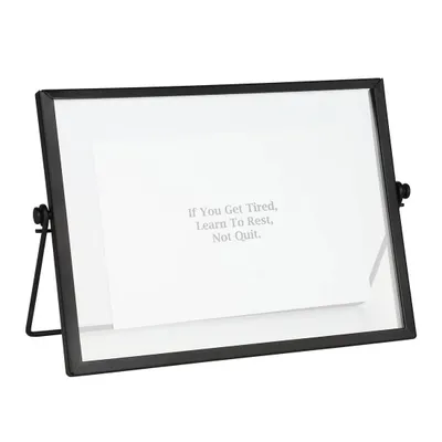Produktbild von Bilderrahmen RENABIE Stahl, Glas schwarz L:20.5cm B:1.2cm H:15.3cm