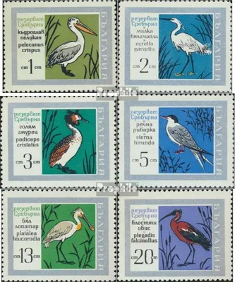 Produktbild von Briefmarken Bulgarien 1968 Mi 1836-1841 (kompl.Ausg.) postfrisch Naturschutzgebiet Sreburna