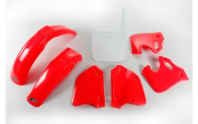 Produktbild von Kunststoffsatz Für Honda Cr 125 '93-'94, Cr 250 '92-'94 Farbe Oem (Rot/Weiss) (Ho096E999)