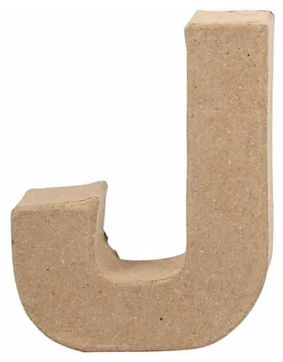 Productafbeelding van Letter, klein, 10 cm, J, 1 stuk.