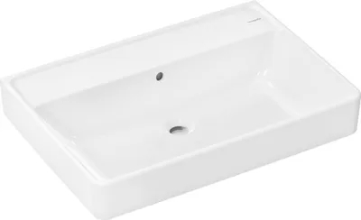 Productafbeelding van Hansgrohe wastafel Xanuia Q, 700x480 mm, zonder kraangat met overloop, SMC wit, 61133450