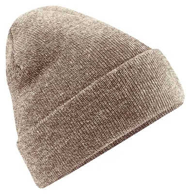 Image de Bonnet tricoté unie Beechfield pour adultes FK1482 (taille unique) (biscuit)