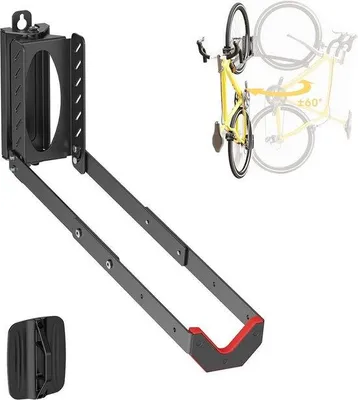 Productafbeelding van Famanu fietswandhouder: ruimtebesparend, verstelbaar met een opklapbare arm en draaifunctie