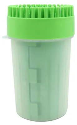 Immagine prodotto di Pulitore portatile per zampe di cani e gatti - Pulitore per zampe in silicone con asciugamano, facile da usare