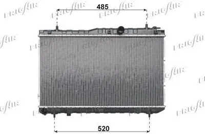 Produktbild von FRIGAIR 0133.3033 Kühler Wasserkühler Motorkühler für KIA CERATO Stufenheck (LD)
