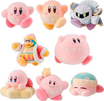 Immagine prodotto di Bandai Kirby Figura floccata Assortita Rosa Rosa Taglia Unica