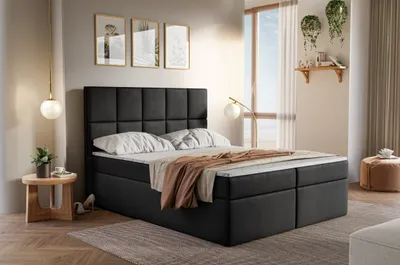 Produktbild von Kontinentalbett POLLY mit Taschenmatratze 180x200 cm Madryt 9100 mit Topper