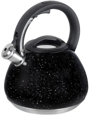 Zdjęcie produktu dla Resto Kitchenware 90604, 2,7 l, Czarny, Czarny, Stal nierdzewna, Plastik, Na zawiasy