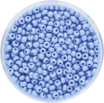 Produktbild von Rocailles opak mittelblau 2 mm 17 g