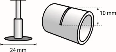 Zdjęcie produktu dla Dremel 409, Brązowy, 2,4 cm, 36 szt.
