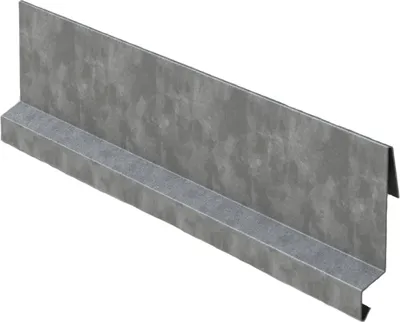 Obrázek produktu pro Závětrná lišta zahakovací RŠ 167, 3 bm, Přírodní pozink