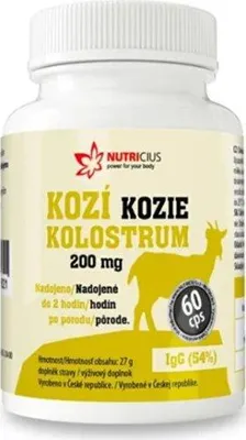 Produktbild von Ziegenkolostrum, 200 mg IgG, 54%, 60 Kapseln