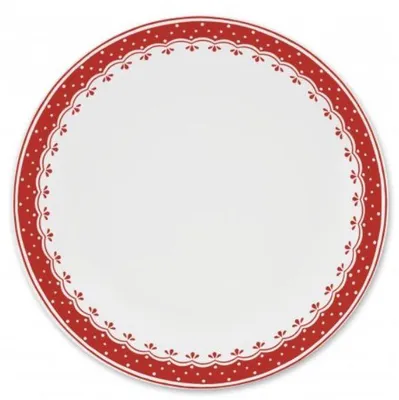 Produktbild von Leander Flacher Teller, 26 cm, HyggeLine, rot, Leander, tschechisches Porzellan
