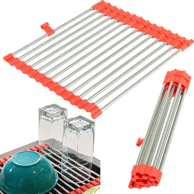 Obrázek produktu pro Verk 07187 Víceúčelový, výsuvný, skládací kuchyňský stojan
