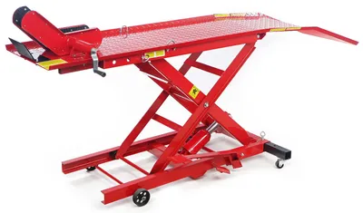 Produktbild von Motorradhebebühne 360kg 19-80cm Motorradheber Kreuz Hebebühne Motorrad Hydraulik rot