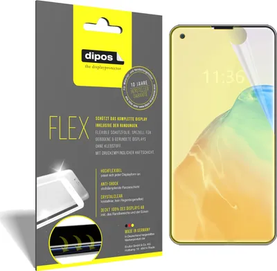Produktbild von 3x Schutzfolie für Cubot X30 Folie, 100% Displayabdeckung, dipos Flex