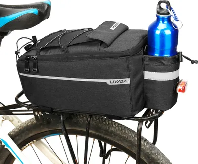Produktbild von Lixada Insulated Trunk Cooler Bag mit Regenschutz Wasserdichtes Fahrradfahrrad Gepaecktraeger Aufbewahrung Gepaecktasche Reflektierende MTB Bike Packtasche Umhaengetasche