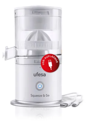 Zdjęcie produktu dla Ufesa Squeeze & Go, Biały, Biały, 0,22 l, 45 W, 160 mm, 160 mm