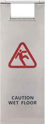 Produktbild von vidaXL Warnschild Klappbar Achtung Rutschgefahr Edelstahl