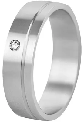 Obrázok produktu pre Dámsky oceľový prsteň s kryštálom SPD06, 52 mm