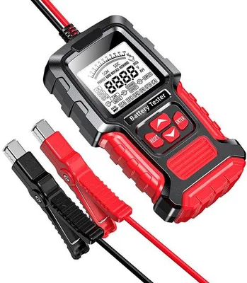 Image de Testeur automatique de batteries 12 V/24 V, 3 à 400 Ah, 40 à 2 000 CCA, analyse numérique de la résistance interne