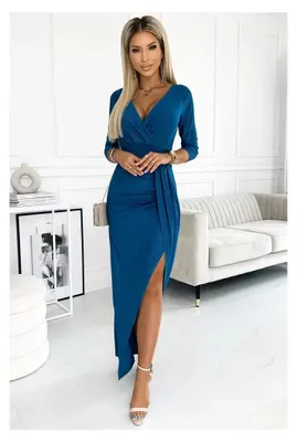 Produktbild von Kleid NUMOCO A404-4 BLAU Größe: M