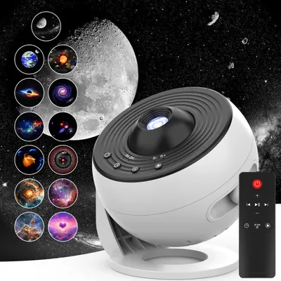 Obrázek produktu pro Projektor galaxie (PRO) | Domácí planetárium - 13 kazet a dálkové ovládání