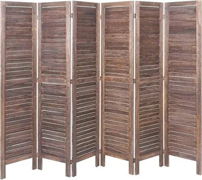 Productafbeelding van Scheidingswand Paravent 170x240cm, Bruin, Shabby-Look, Ruimteverdeler