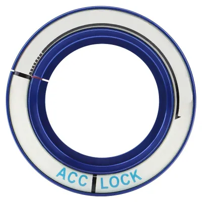 Image de Cache-serrure lumineux pour contact de voiture, pour Ford Focus 2005-2018, bleu