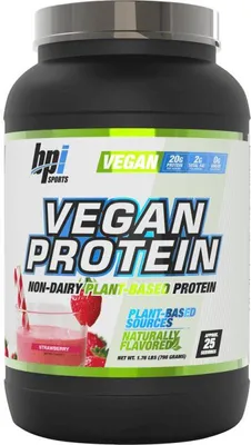 Produktbild von BPI Sports Vegan Protein (1,8lbs) Strawberry - Eiweiße - Veganes Eiweiß