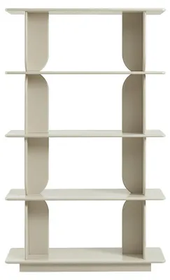 Produktbild von Regal mit 4 Ablagen aus MDF - Beige LUSORIA