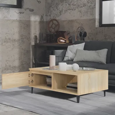 Produktbild von "2026 Aktion"Couchtisch - CLORIS - Wohnzimmertisch - Robust und langlebig - Sonoma-Eiche 90x60x35 cm Holzwerkstoff - NeuMöbel4300072