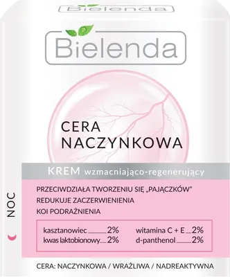 Obrázok produktu pre Bielenda Cera Naczynkowa Krem na noc wzmacniająco-regenerujący, 50 ml